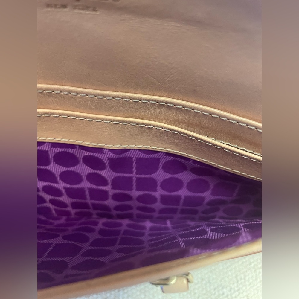 Kate Spade Rialto Place Neda Clutch / Olive Green Croc-Embossed / Vintage - Picture 7 of 11